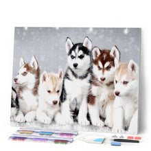 Load image into Gallery viewer, Diamond Painting - Little Wolves