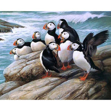 Load image into Gallery viewer, Diamond Painting - Birds in seaside