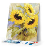 Diamond Painting | Diamond Painting - Small Sunflowers | Diamond Painting Flowers flowers | FiguredArt