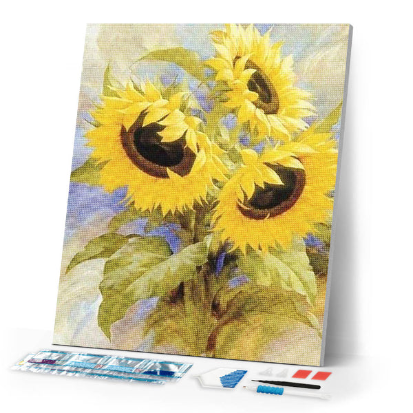 Diamond Painting | Diamond Painting - Small Sunflowers | Diamond Painting Flowers flowers | FiguredArt