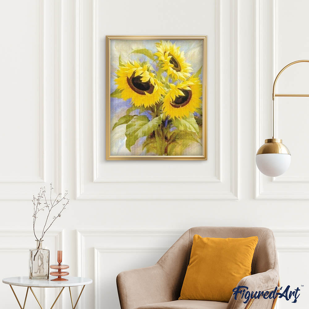 Diamond Painting - Small Sunflowers