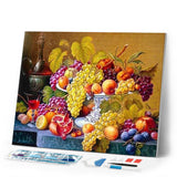 Diamond Painting | Diamond Painting - Fruit basket | Diamond Painting Flowers flowers | FiguredArt