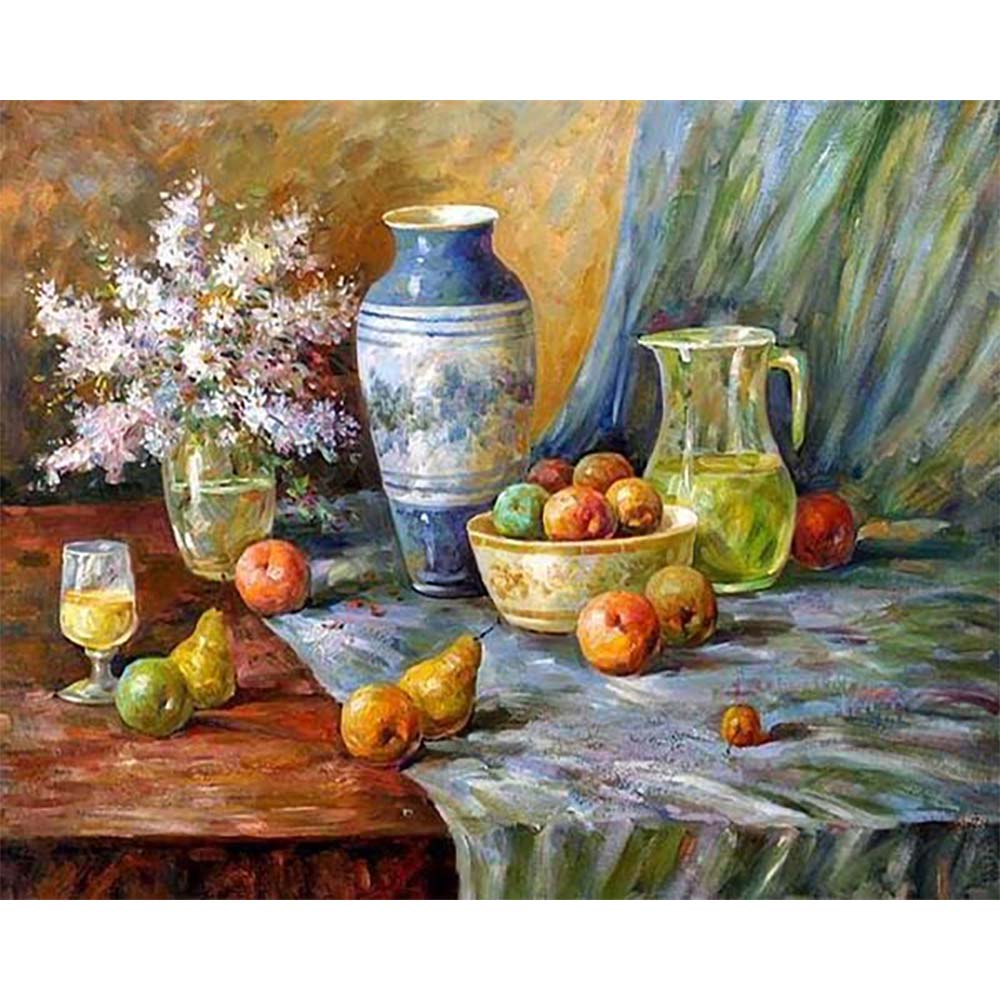 Diamond Painting - Fruits on table