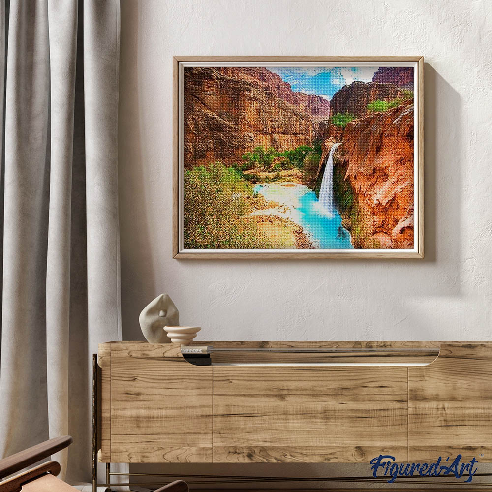 Diamond Painting - Waterfall in the Desert