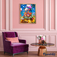 Load image into Gallery viewer, Diamond Painting - Castle on Sunflowers