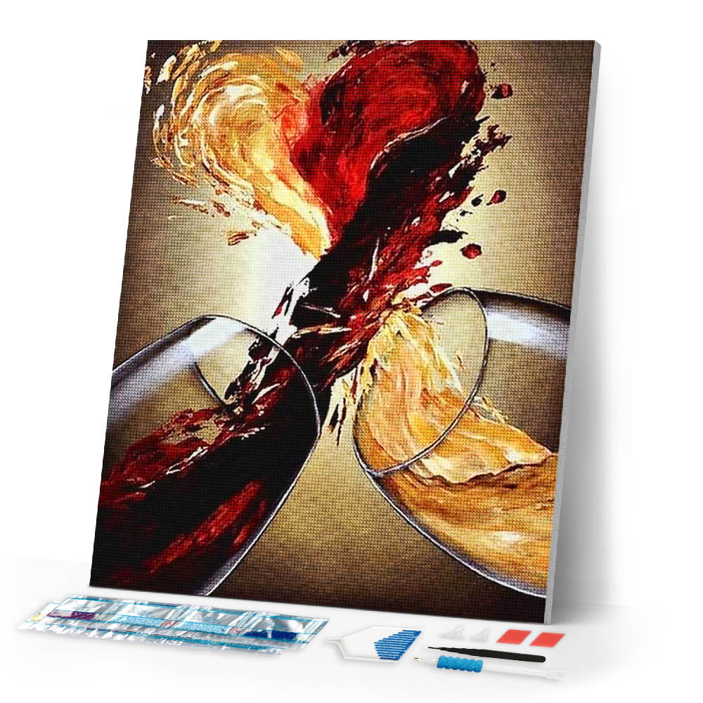 Diamond Painting | Diamond Painting - Wine Blend | Diamond Painting kitchen kitchen | FiguredArt