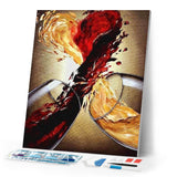 Diamond Painting | Diamond Painting - Wine Blend | Diamond Painting kitchen kitchen | FiguredArt