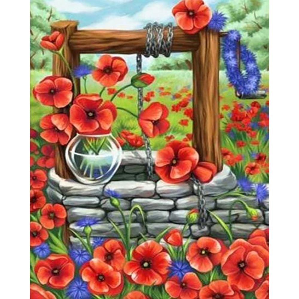 Diamond Painting - Poppies