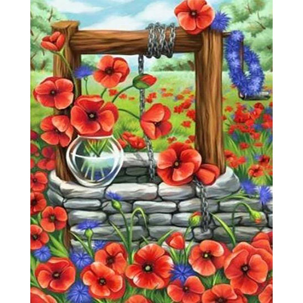 Diamond Painting - Poppies