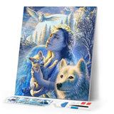 Diamond Painting | Diamond Painting - Princess of Animals | animals Diamond Painting Animals | FiguredArt