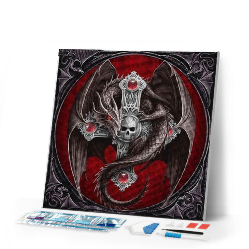 Diamond Painting | Diamond Painting - Dragon Maleficent | Diamond Painting Movies dragons movies | FiguredArt