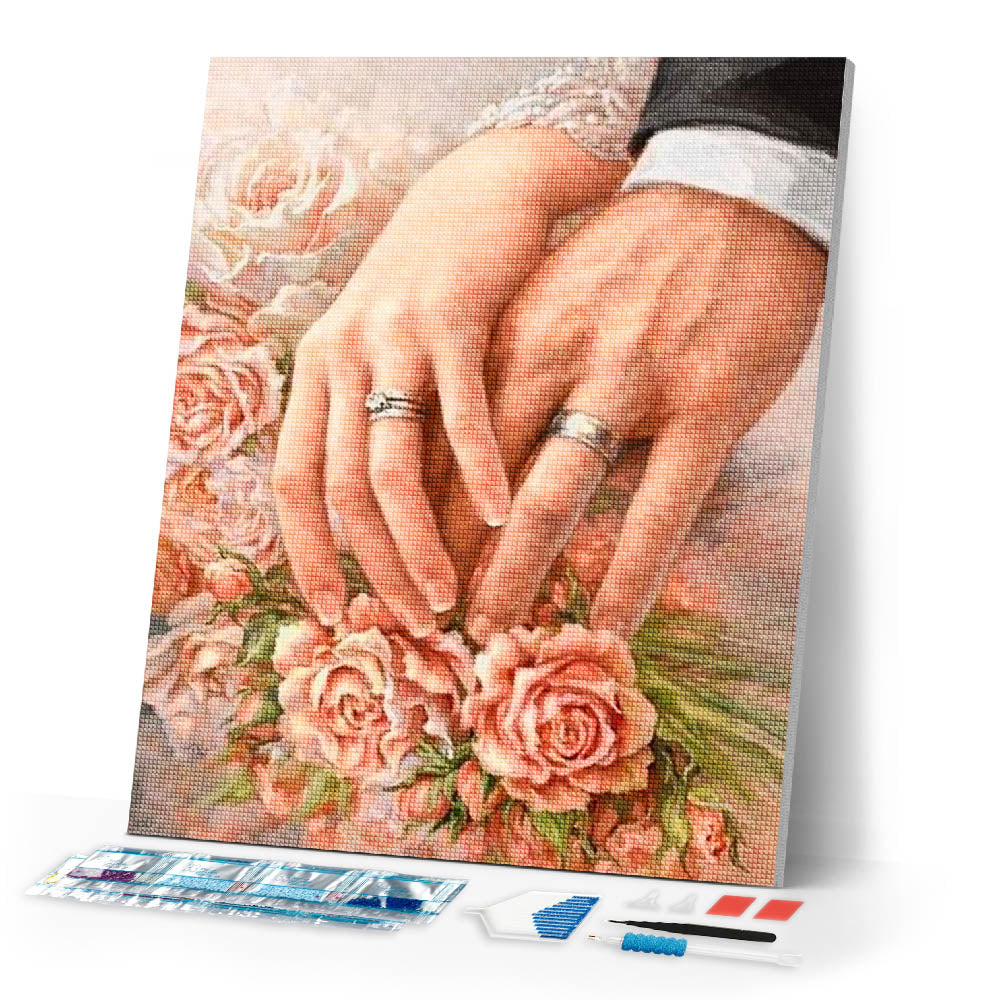 Diamond Painting | Diamond Painting - Married for Life | Diamond Painting Romance romance | FiguredArt