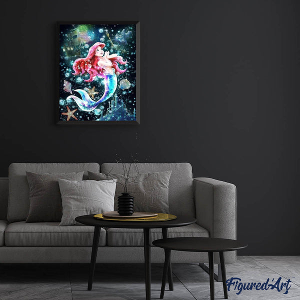 Diamond Painting - Mermaid and bubbles