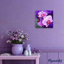 Load image into Gallery viewer, Diamond Painting - Purple Flower