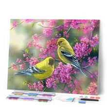 Load image into Gallery viewer, Diamond Painting - Flowering branch on Birds