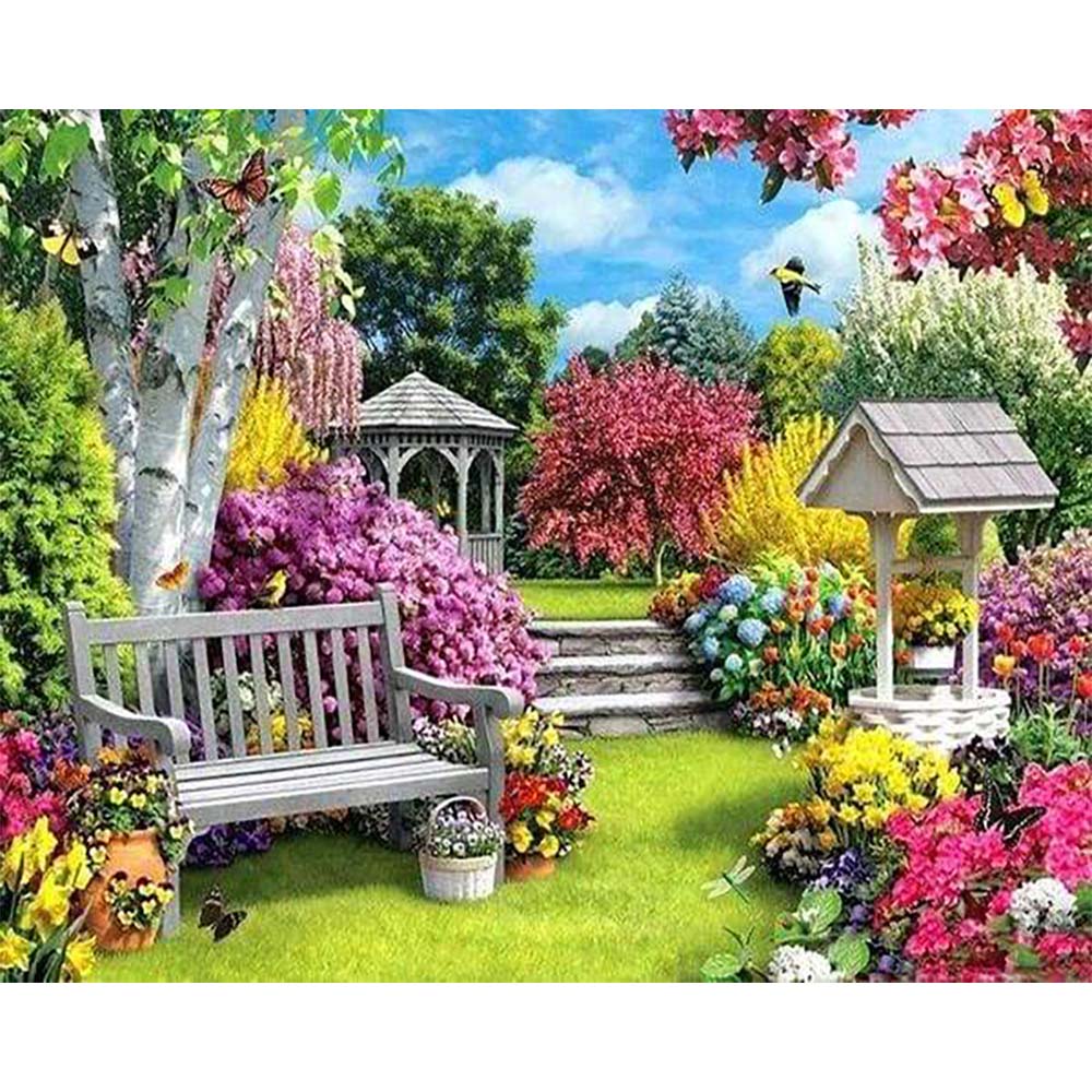 Diamond Painting - Nice Garden