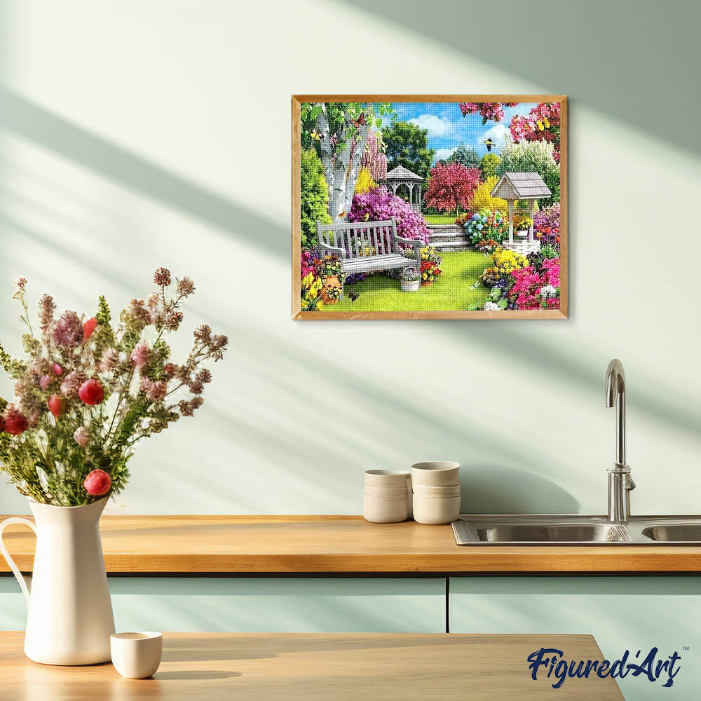 Diamond Painting - Nice Garden