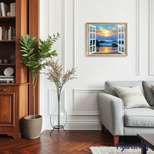 Load image into Gallery viewer, Diamond Painting - Sea View Window