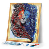 Diamond Painting | Diamond Painting - Lion Style | animals Diamond Painting Animals lions | FiguredArt