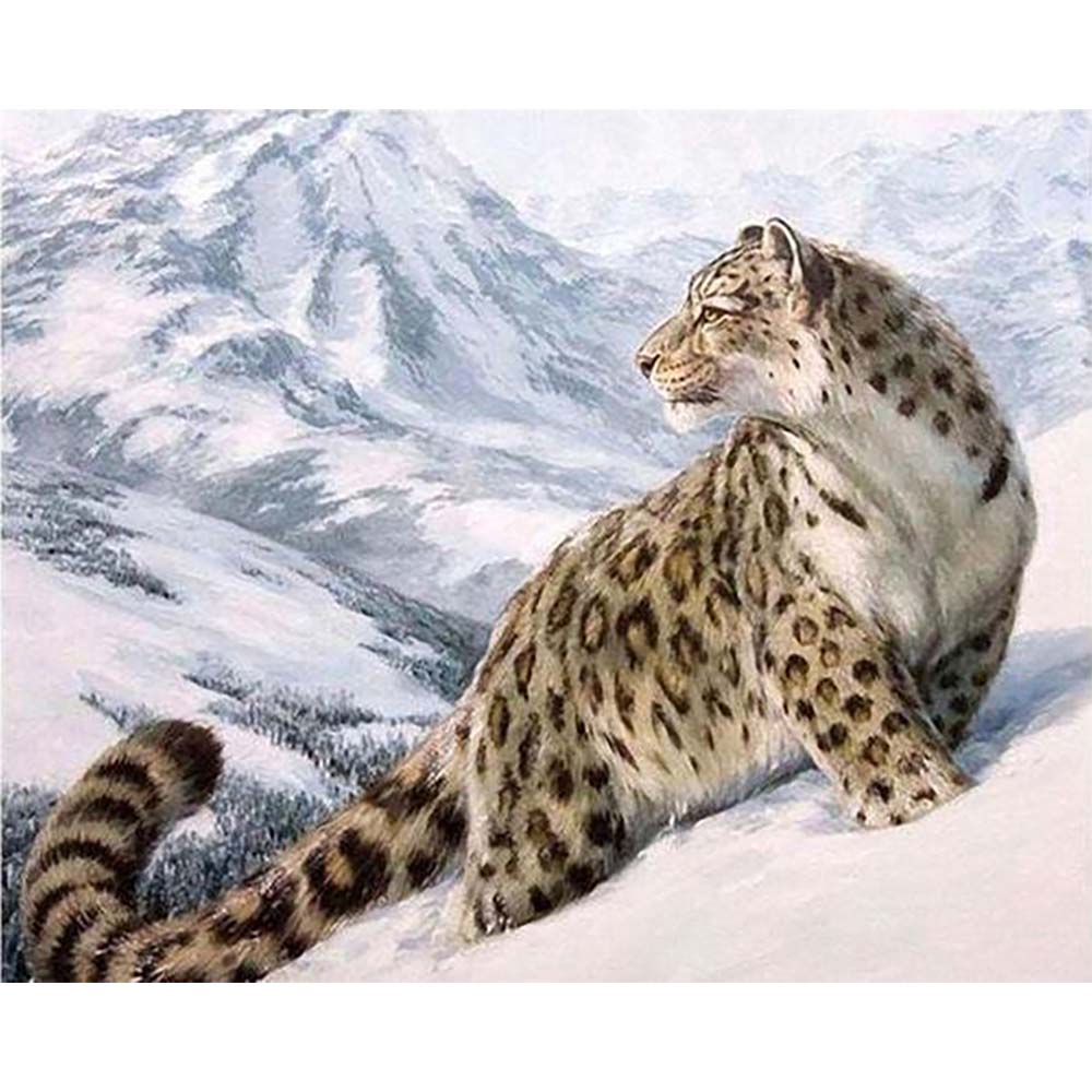 Diamond Painting - Snow Leopard