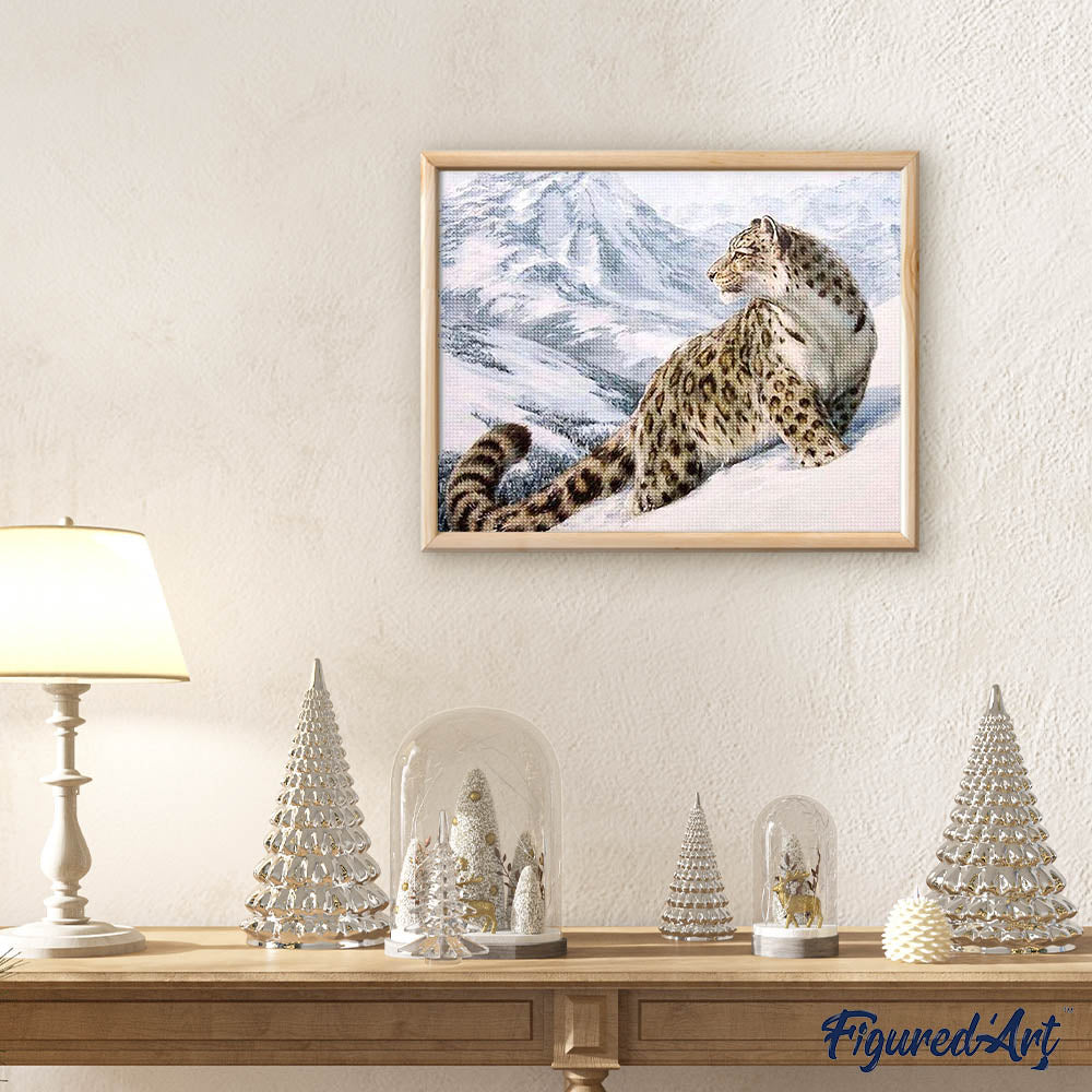 Diamond Painting - Snow Leopard