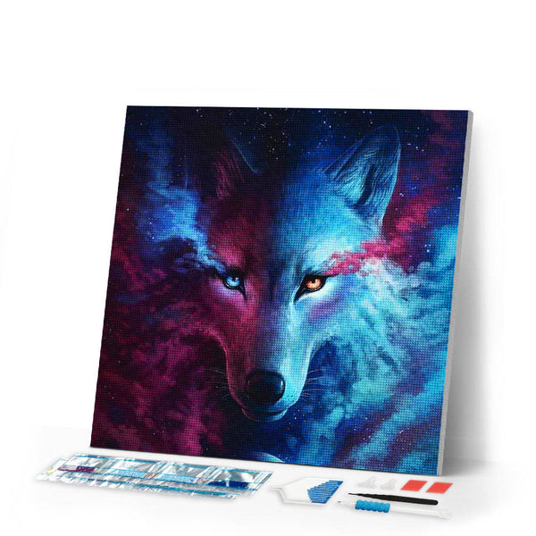 Diamond Painting | Diamond Painting - Wolf Mind | animals Diamond Painting Animals rabbits wolves | FiguredArt
