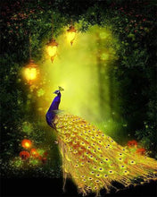 Load image into Gallery viewer, Diamond Painting | Diamond Painting - Peacock and light | animals Diamond Painting Animals peacocks | FiguredArt