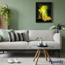 Load image into Gallery viewer, Diamond Painting - Peacock and light
