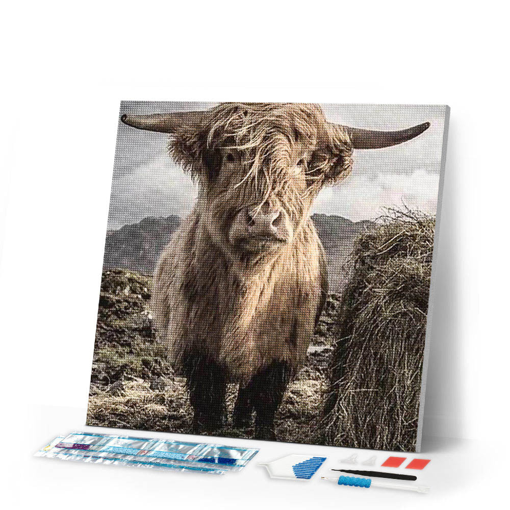 Diamond Painting | Diamond Painting - Yak | animals bisons and yaks Diamond Painting Animals | FiguredArt