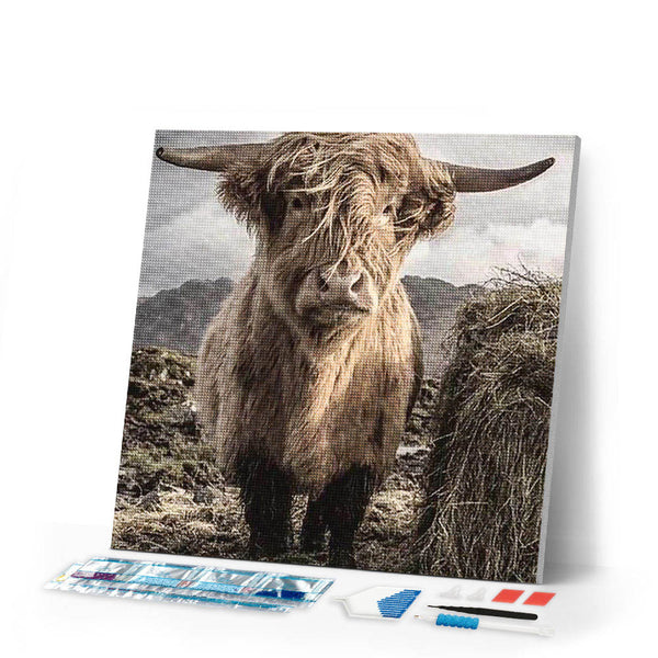 Diamond Painting | Diamond Painting - Yak | animals bisons and yaks Diamond Painting Animals | FiguredArt