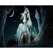Load image into Gallery viewer, Diamond Painting - Unicorn in the dark
