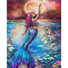 Load image into Gallery viewer, Diamond Painting - Mermaid in the sea