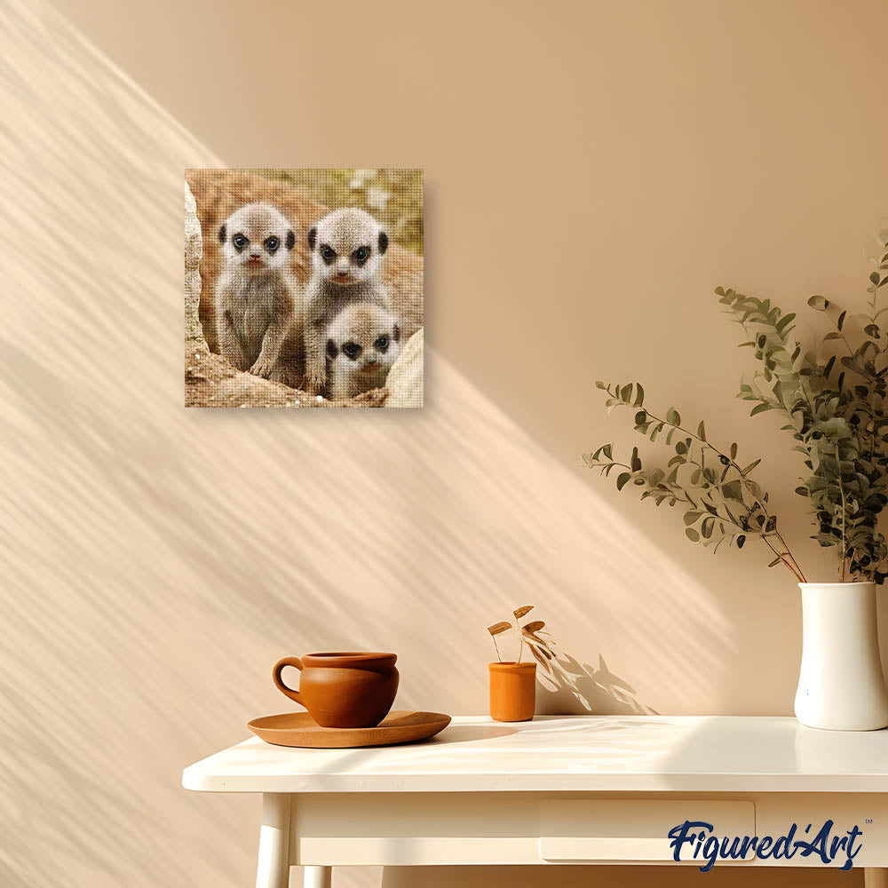 Diamond Painting - Little Monkeys