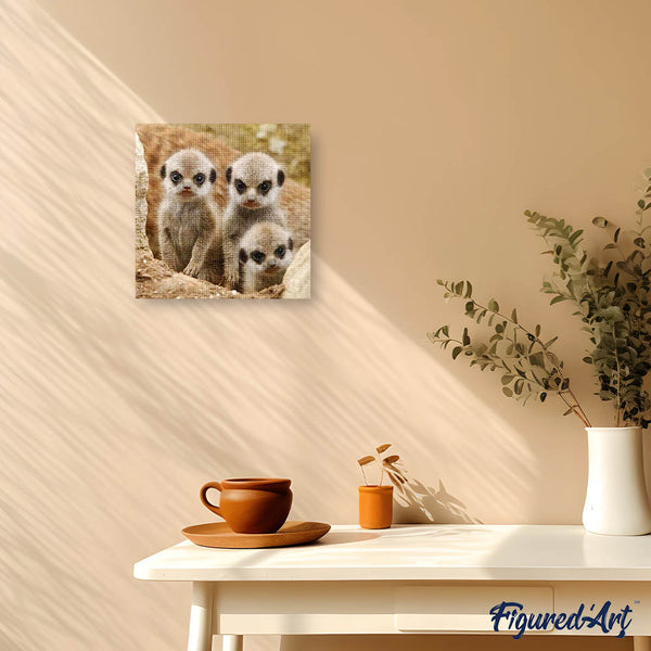 Diamond Painting - Little Monkeys