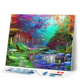Diamond Painting | Diamond Painting - Relaxing Garden | Diamond Painting Landscapes landscapes | FiguredArt