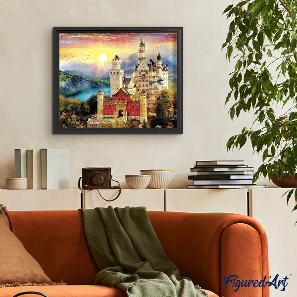 Diamond Painting - Castle in the Mountain