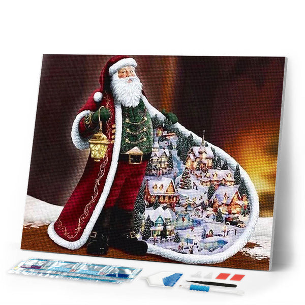 Diamond Painting | Diamond Painting - Santas Gifts | christmas Diamond Painting Religion religion | FiguredArt