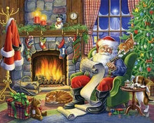 Load image into Gallery viewer, Diamond Painting | Diamond Painting - Santa Claus beside the fireplace | christmas Diamond Painting Religion religion | FiguredArt