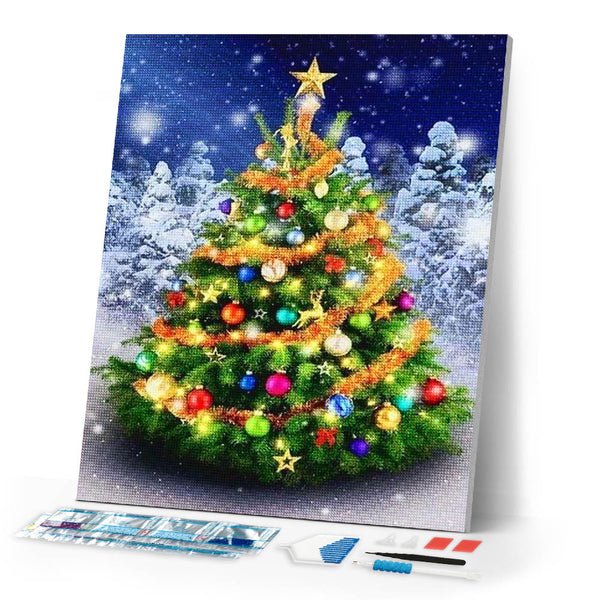 Diamond Painting | Diamond Painting - Big Christmas Tree | christmas Diamond Painting Religion religion | FiguredArt