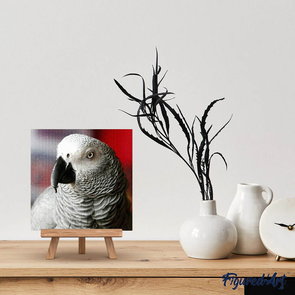 Diamond Painting - White Bird