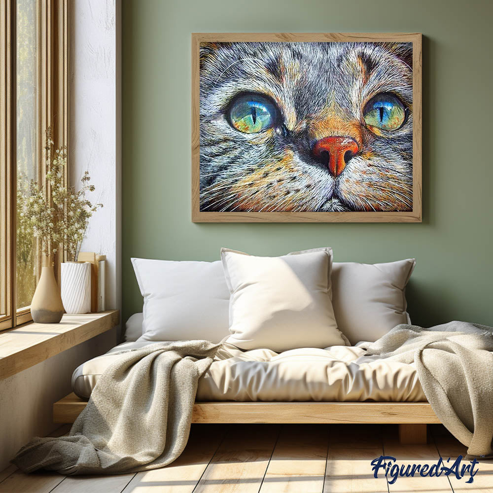 Diamond Painting - Cat Face