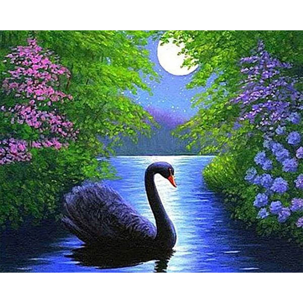 Diamond Painting - Swan