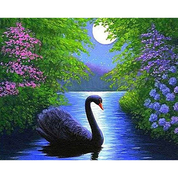 Diamond Painting - Swan