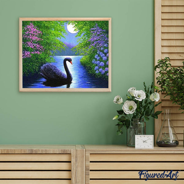 Diamond Painting - Swan