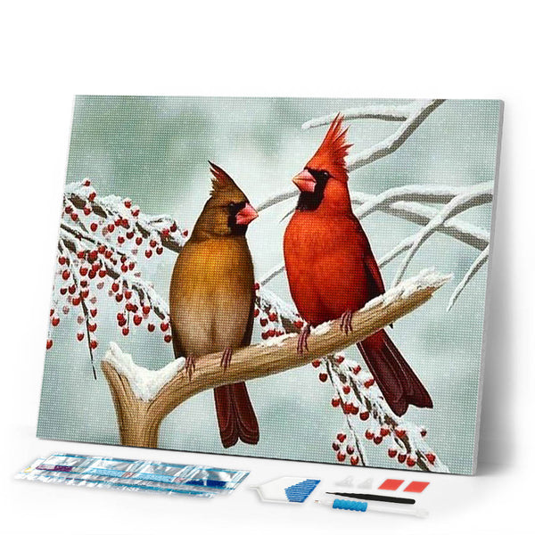 Diamond Painting | Diamond Painting - Little Tropical Birds | animals birds Diamond Painting Animals | FiguredArt
