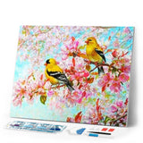 Diamond Painting | Diamond Painting - Yellow Birds | animals birds Diamond Painting Animals | FiguredArt