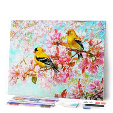 Load image into Gallery viewer, Diamond Painting - Yellow Birds
