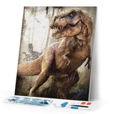 Diamond Painting | Diamond Painting - Dinosaurs Jurassic Park | animals Diamond Painting Animals dinosaurs | FiguredArt
