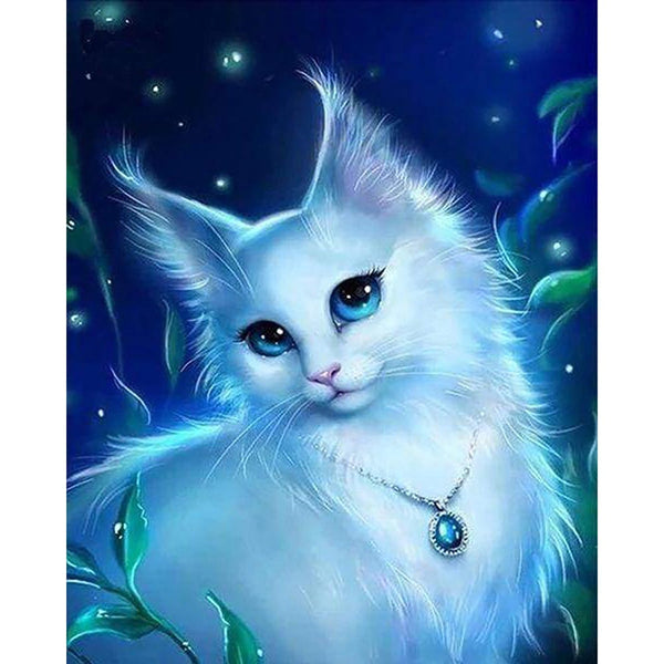 Diamond Painting - Cat and Necklace