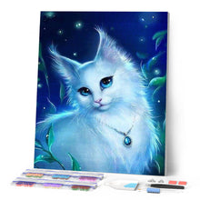 Load image into Gallery viewer, Diamond Painting - Cat and Necklace